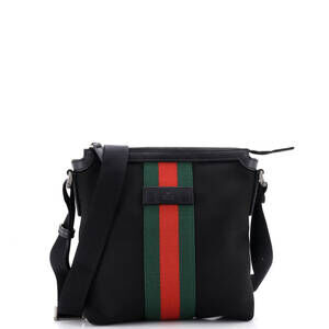 Gucci Web Messenger Bag Techno Canvas #241810G83B